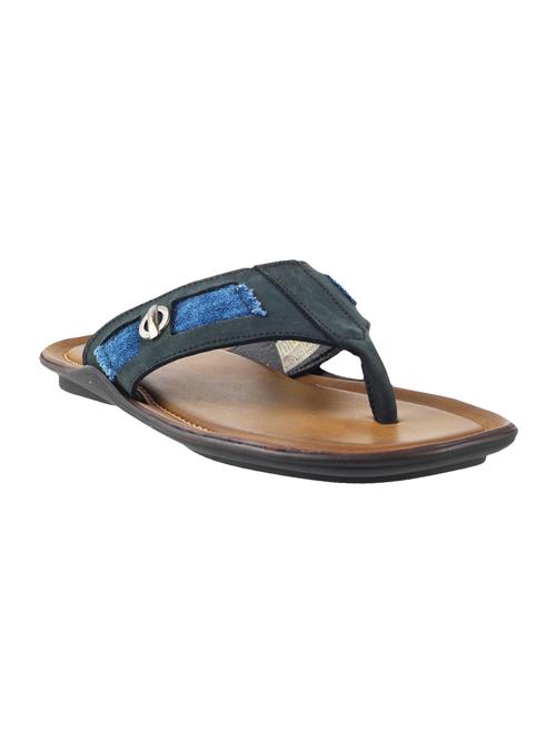 Blue leather casual flats - 10762246 - Very Small Image - 1