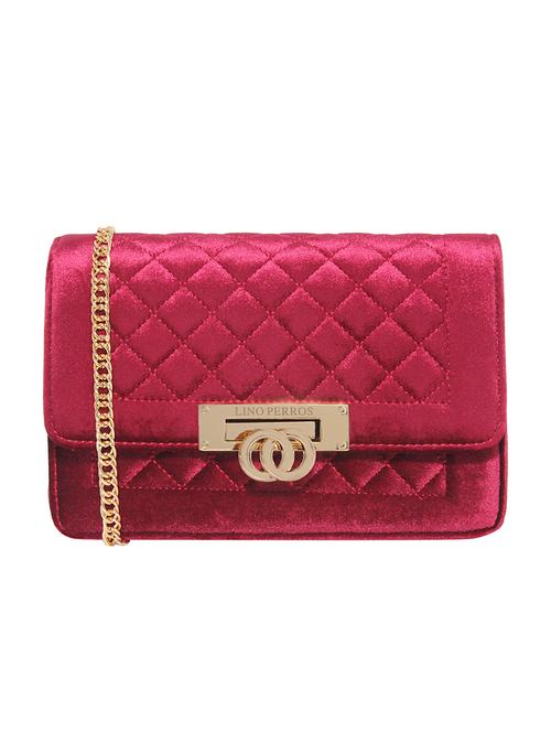 red velvet clutch - 10764473 - Very Small Image - 1