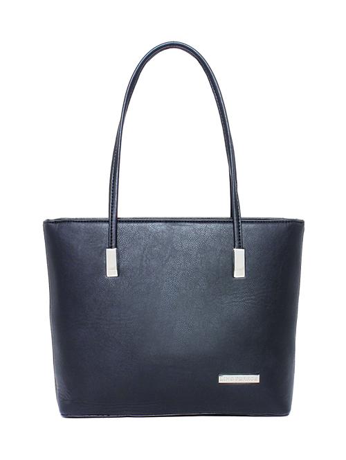 blue leatherette (pu) handbag - 10764480 - Very Small Image - 1