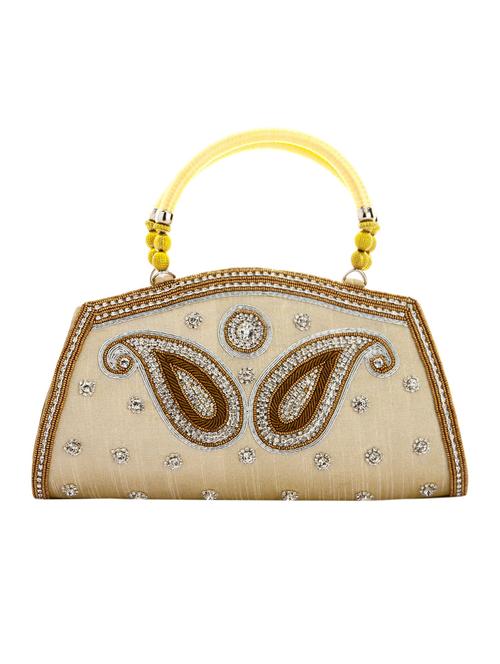 cream leatherette (pu) handbag - 10766362 - Very Small Image - 1