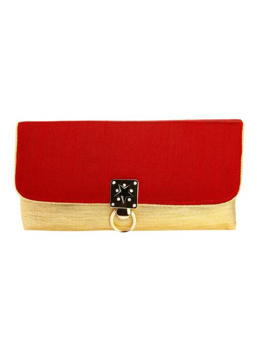 multi colored leatherette (pu) ethnic clutch - 10767180 - Very Small Image - 1