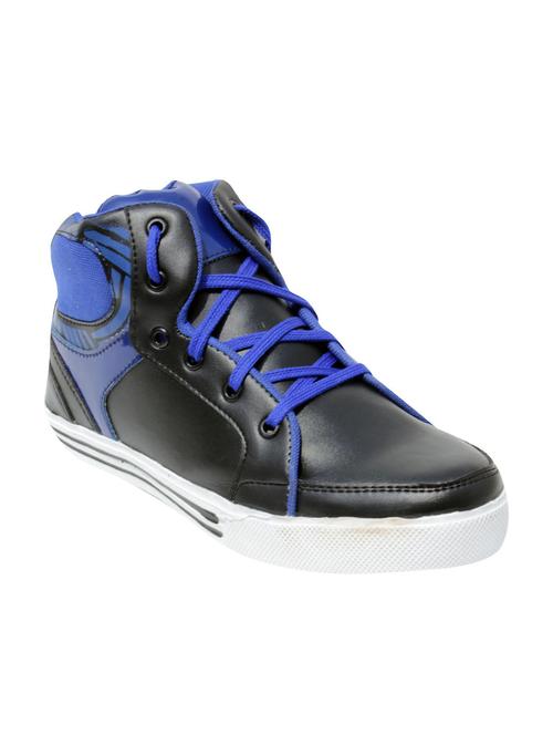 blue leatherette sneakers - 10768977 - Very Small Image - 1