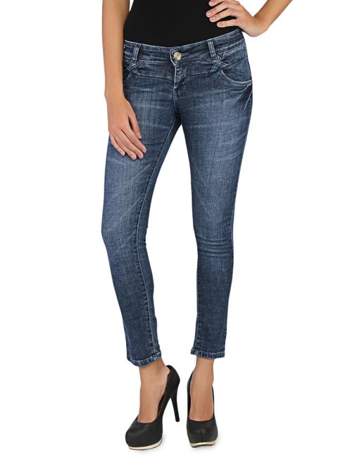 slim fit dark blue denims - 1077554 - Very Small Image - 1