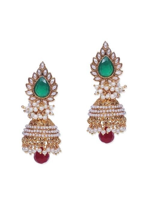 multi colored metal chandellier earring - 10775784 - Very Small Image - 1