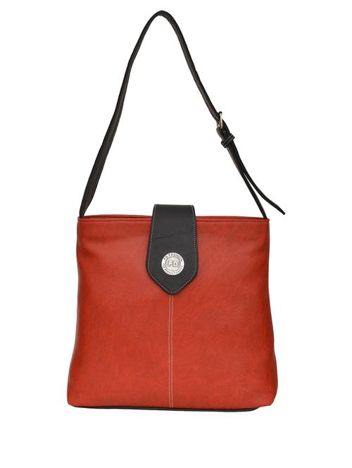 red, black leatherette handbag - 10784570 - Very Small Image - 1
