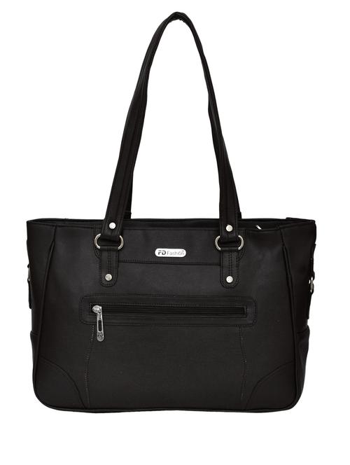 black leatherette handbag - 10784583 - Very Small Image - 1