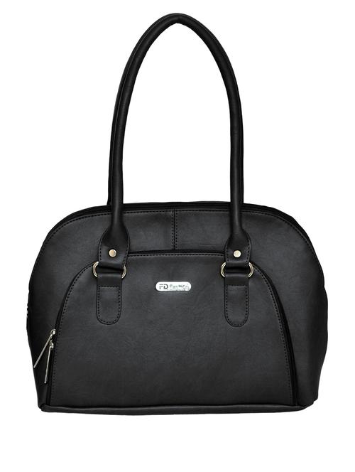 black leatherette handbag - 10784627 - Very Small Image - 1