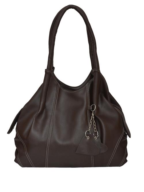 brown leatherette handbag - 10784642 - Very Small Image - 1