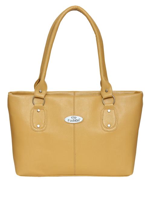 beige leatherette handbag - 10784643 - Very Small Image - 1