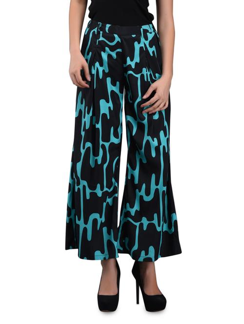printed crepe palazzo - 1079308 - Very Small Image - 1