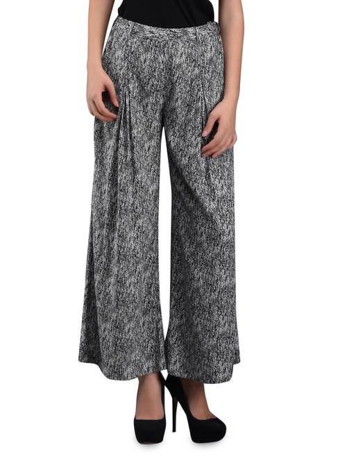 printed box pleat palazzo - 1079309 - Very Small Image - 1