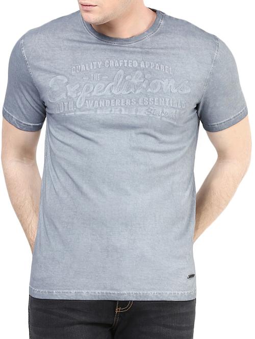 grey cotton tshirt - 10795186 - Very Small Image - 1