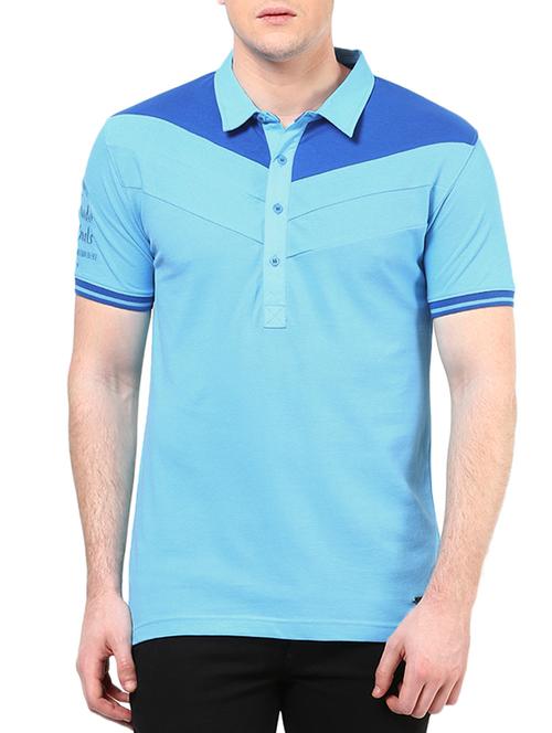 blue cotton tshirt - 10795197 - Very Small Image - 1