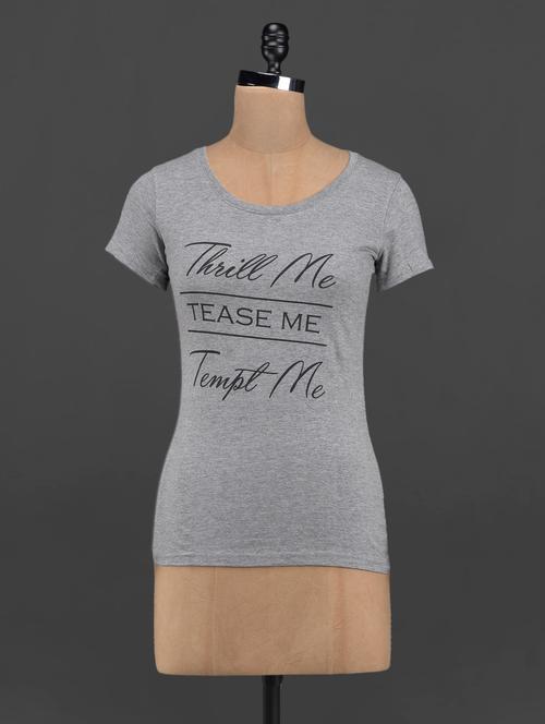 round neck printed tee - 1079796 - Very Small Image - 1