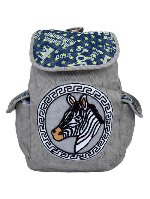 grey leatherette backpack - 10798936 - Very Small Image - 1