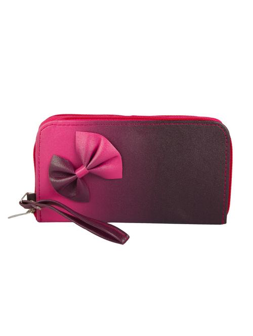 pink leatherette clutch - 10802771 - Very Small Image - 1
