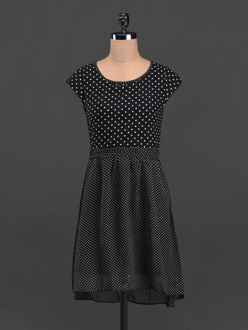 monochrome polka dot a-line dress - 1080544 - Very Small Image - 1