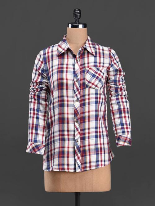 multicolor check full sleeve shirt - 1080571 - Very Small Image - 1