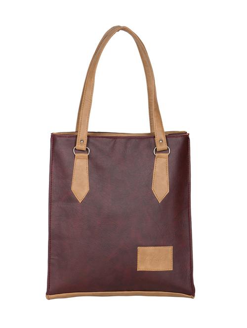 red leatherette handbag - 10806277 - Very Small Image - 1