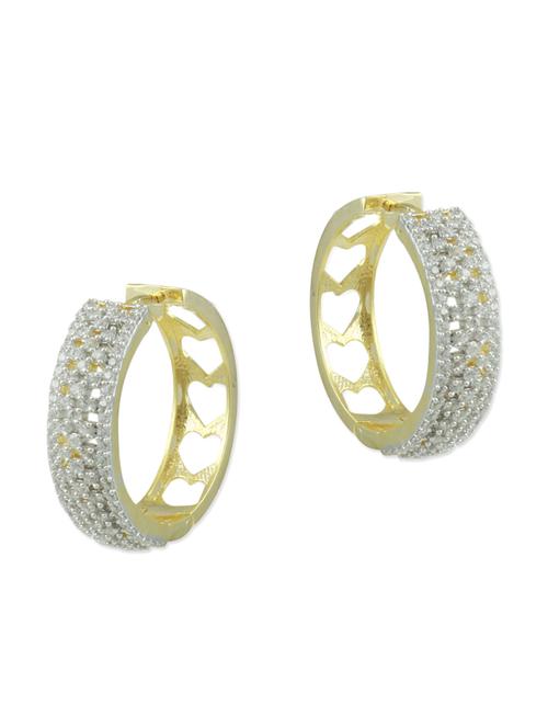 gold brass earring - 10807025 - Very Small Image - 1