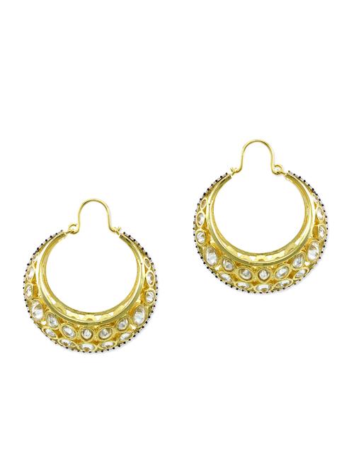 gold brass earring - 10807822 - Very Small Image - 1