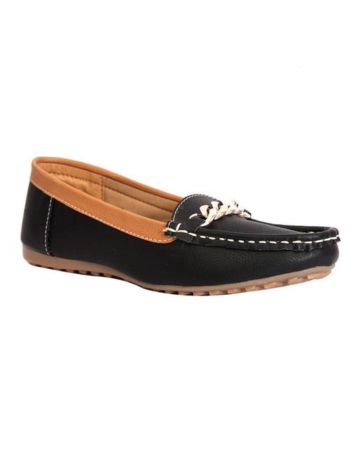 black leatherette loafer - 10809297 - Very Small Image - 1