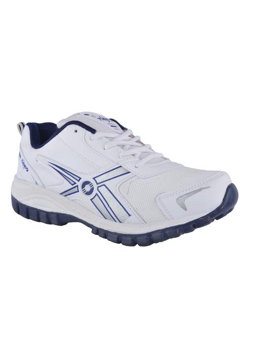 white leatherette sport shoes - 10810717 - Very Small Image - 1
