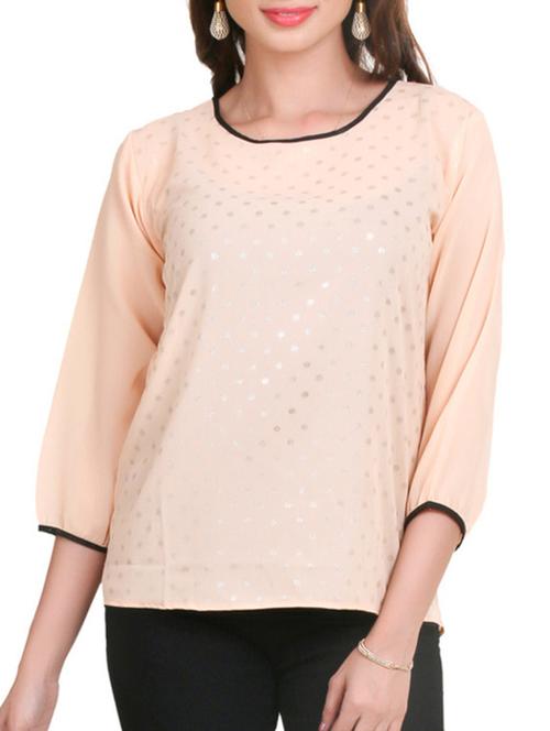 pink chiffon top - 10813394 - Very Small Image - 1