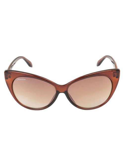 brown polycarbonate cat eyes men sunglass - 10814898 - Very Small Image - 1