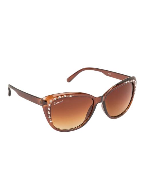 brown polycarbonate oversized men sunglass - 10814908 - Very Small Image - 1