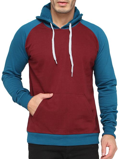 red, blue cotton sweatshirt - 10815364 - Very Small Image - 1