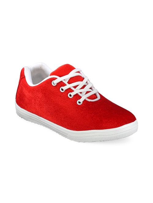 red lace-up sneaker - 10816117 - Very Small Image - 1