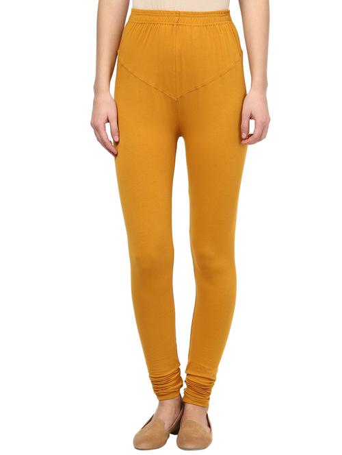 yellow cotton leggings - 10823554 - Very Small Image - 1