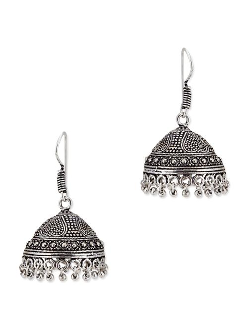 silver brass earring - 10827294 - Very Small Image - 1