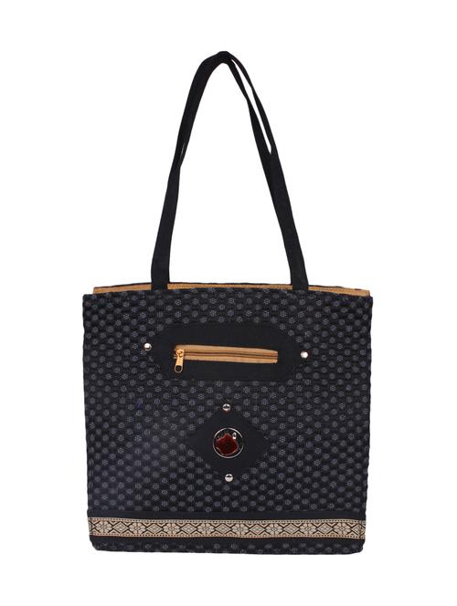 black jute handbag - 10829293 - Very Small Image - 1