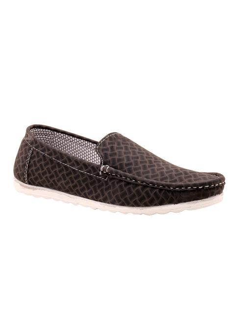 brown leather slip on loafer - 10830075 - Very Small Image - 1