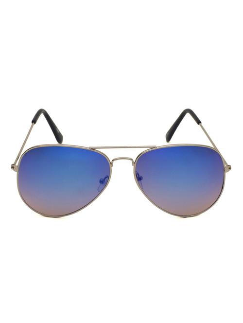 blue metal aviator men sunglass - 10830820 - Very Small Image - 1