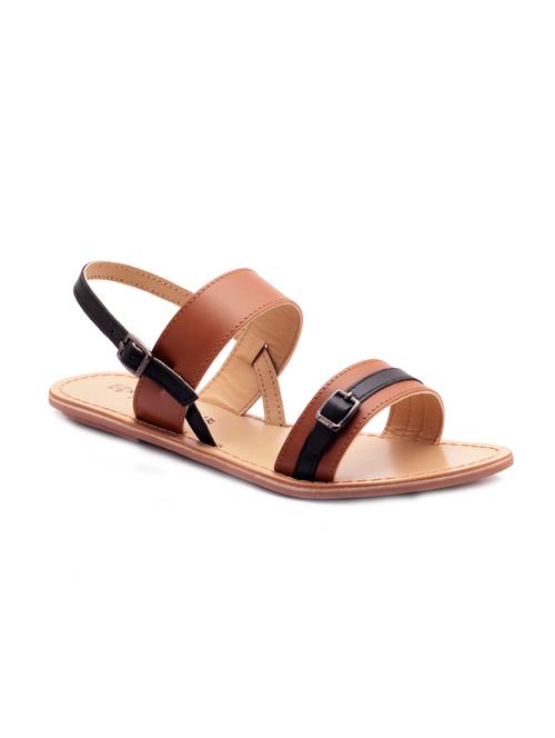 brown backstrap sandal - 10838896 - Very Small Image - 1