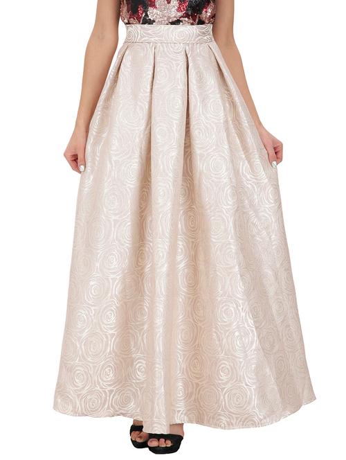 pink cotton satin skirts - 10845150 - Very Small Image - 1