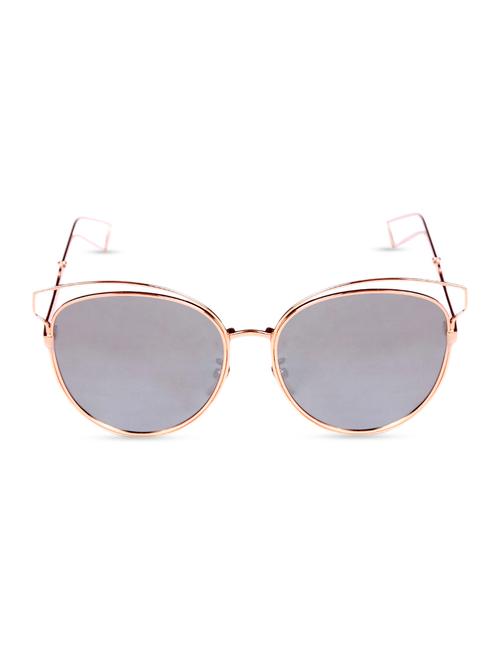 gold sunglasses with silver polycarbonate lens - 10845548 - Very Small Image - 1