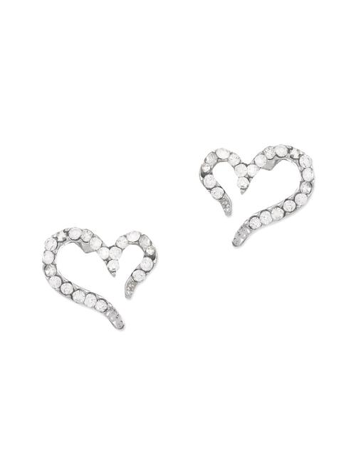 heart shaped embellished studs - 1084565 - Very Small Image - 1