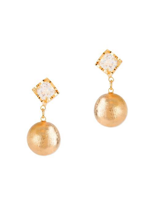 golden ball drop earrings - 1084583 - Very Small Image - 1