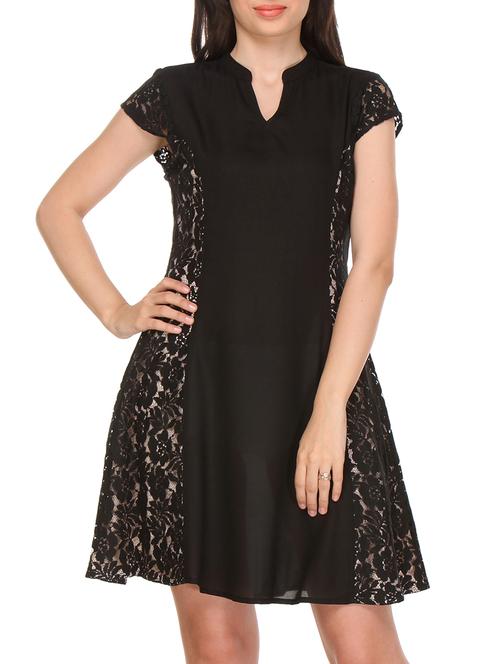 black lace dress - 10847810 - Very Small Image - 1