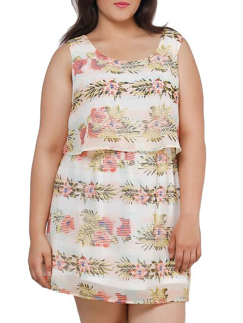 multi colored polyester dress - 10849848 - Very Small Image - 1