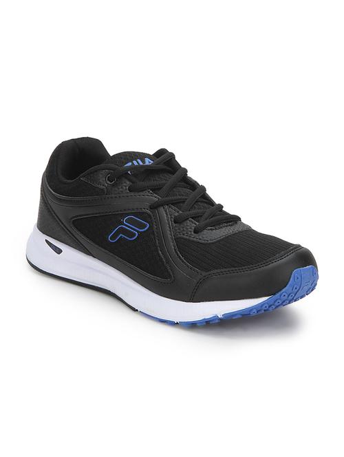 black leatherette sport shoes - 10849920 - Very Small Image - 1