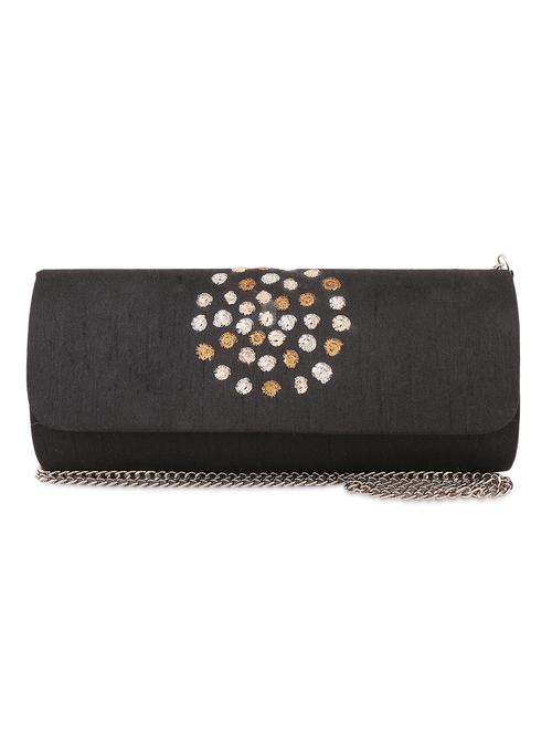 black sequined suede clutch - 1085071 - Very Small Image - 1
