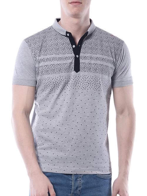 grey poly cotton tshirt - 10850718 - Very Small Image - 1