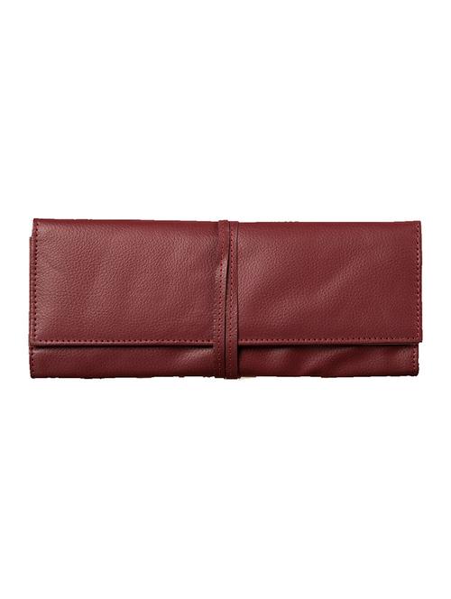 brown leatherette clutch - 10851467 - Very Small Image - 1