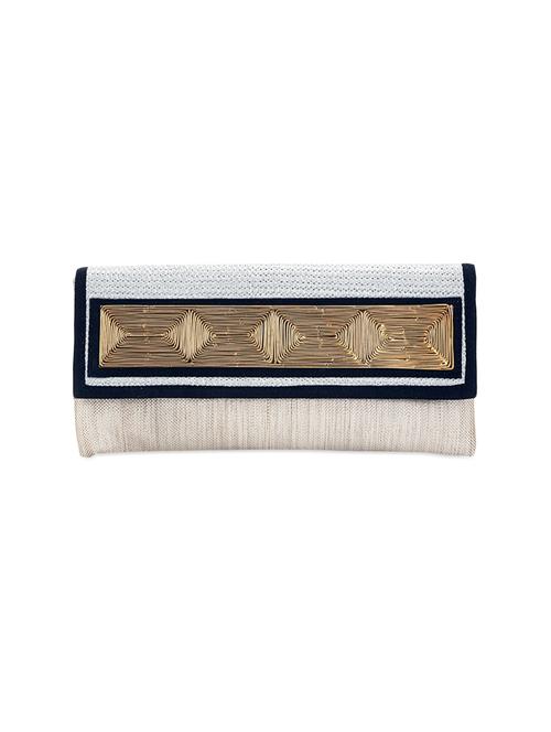 White Jute Clutch - 1085258 - Very Small Image - 1