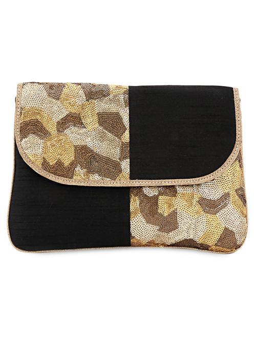 Sequined Jute Clutch - 1085330 - Very Small Image - 1